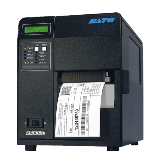 SATO M84Pro6高精度重工业条码标签打印机