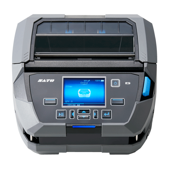 SATO PW4NX 4英寸移动便携式标签打印机